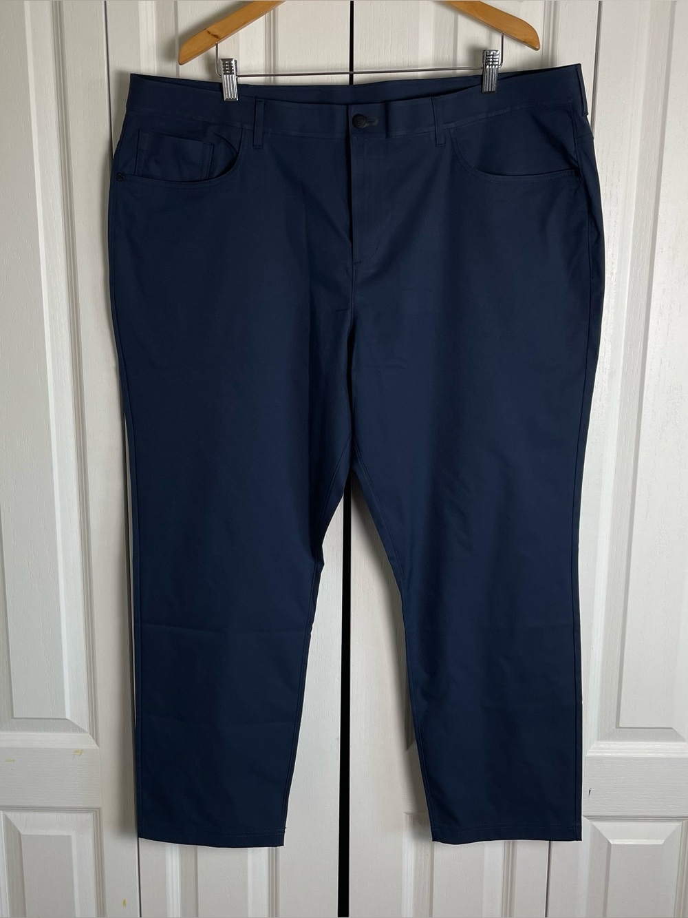 Public Rec Workday 2.0 Pants Men’s 44x30 Blue 5 Pocket Performance Tech Chino